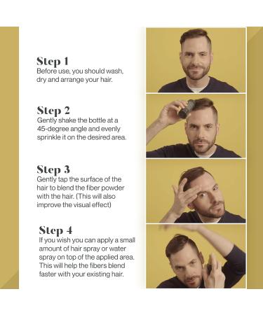 Alfy Starter Kit - Premium Hair Fibers for Thinning Hair | Keratin Hair Building for Men & Women | Conceal Bald Spots - Dark Brown - Buy Online on GoSupps.com