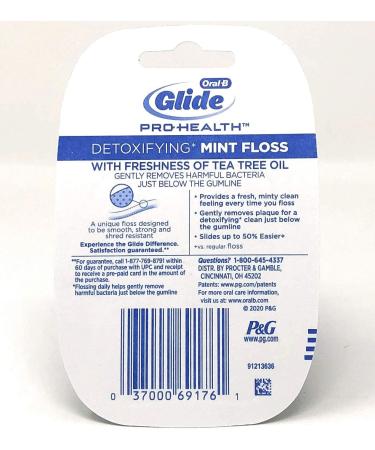 Oral-B Glide Mint Dental Floss with Tea Tree Oil - Pack of 6 | Fresh Breath & Superior Cleaning | Buy Now - Buy Online on GoSupps.com