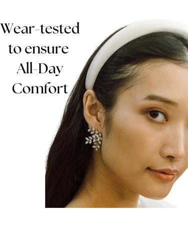 Genkigold Silklike Headband - Stylish and Comfortable Padded Hairband - Headband Crafted from Satin - Black/White/Pink/Blue - Lightweight for All-Day Wear - Gift for Women Cream - Buy Online on GoSupps.com