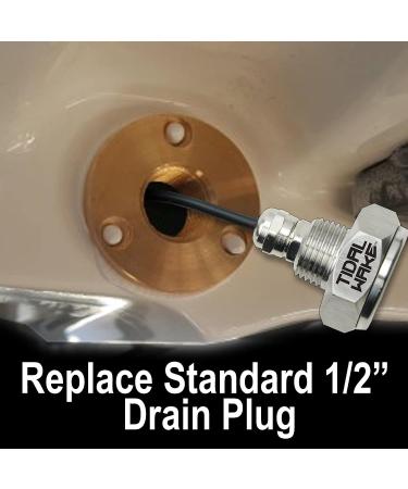 Tidal Wake IP68 Underwater Boat Drain Plug LED Light - Blue | Easy Installation, Brilliant Lighting - Buy Online on GoSupps.com