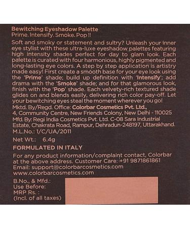 Ethnic Choice Cosmetics Bewitching Eyeshadow Palette Blue 6.4 g Matte & Shimmery Finish - Buy Online on GoSupps.com