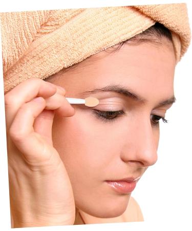 Baluue 100 Pcs Double Ended Eyeshadow Brush Dual Ended Makeup Brush Eyeshadow Emulsion - Buy Online on GoSupps.com