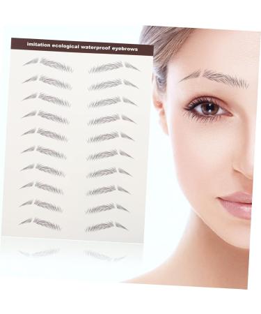 FOMIYES 36 Pcs Eyebrow Stickers Makeup Stickers 3d Eyebrows Stickers Eyebrow Tattoos Stickers Tool 4d Bionic - Buy Online on GoSupps.com