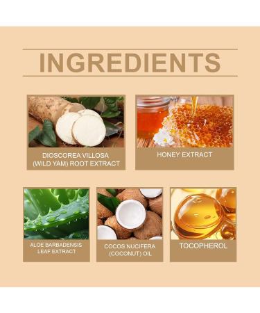 Wild Yam Cream Hormone Balance Organic Hormone Balancing Cream with Honey Aloe Coconut 120g - Buy Online on GoSupps.com