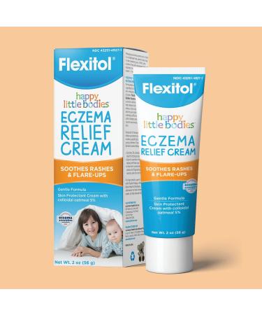Flexitol Happy Little Bodies Eczema Relief Cream 2oz - Soothes and Hydrates Skin - Buy Online on GoSupps.com