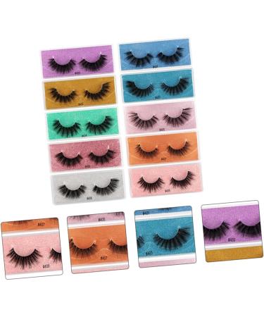FRCOLOR 10 Pairs False Eyelashes Eyelash accessories for girls lash cosmetics trendy makeup make up accessories girls' accessories lash accessories makeup accessories mix Imitation 3d - Buy Online on GoSupps.com