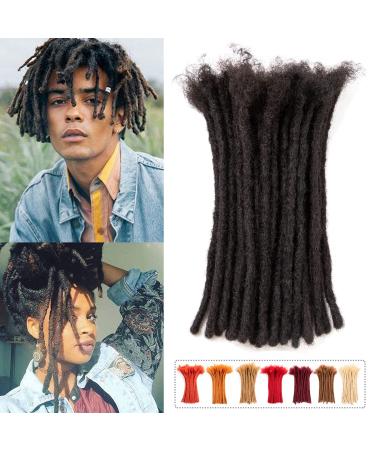 Teresa Small 100% Human Hair Dreadlock Extensions for Men/Women/Kids 0.6cm Width Full Hand-made Permanent Dread Loc Extensions Human Hair 0.24Inch Can be Dyed and Bleached,From JiaJia Hair(6 Inch-70Strands) 6 Inch 70 Strands
