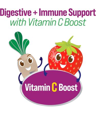 Culturelle Kids Probiotic + Prebiotic Gummies with Vitamin C | Digestive & Immune Support | Gluten-Free Mixed Berry Flavor | 60 Count - Buy Online on GoSupps.com