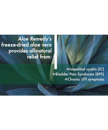 Maximum Strength Aloe Remedy Freeze-Dried Aloe Vera Capsules for IC & BPS - 180 Capsules (60 Days) - Buy Online on GoSupps.com