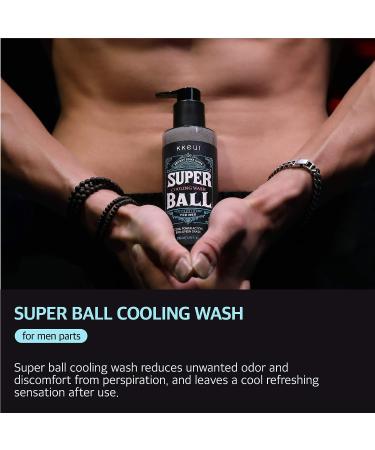 Super Ball Wash for Men - Korean Body Wash with Cooling Menthol for Odor Protection and Moisture Absorption - Buy Online on GoSupps.com