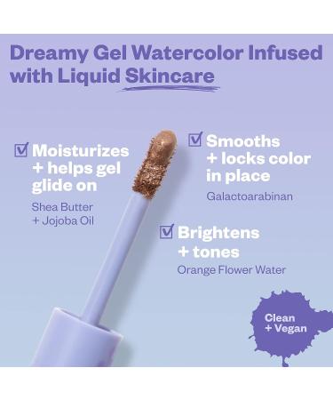 Kosas 10-Second Eye Gel Watercolor Eyeshadow - Blaze | Moisturizing & Brightening Shimmer - Buy Online on GoSupps.com