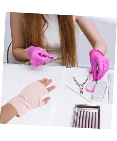FRCOLOR 1 Pair Gel Nail Gloves Sun Gloves for Women Uv Protection Hand Gloves for Protection Gloves Uv Nail Gloves Uv Gloves Suede Grill Lamp Student Manicure - Buy Online on GoSupps.com