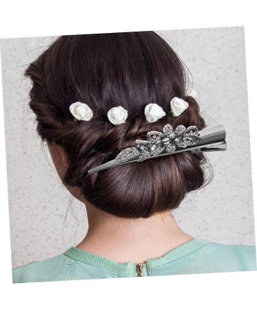 minkissy Large Hair Clip rhinestone hair accessories headgear hair accessories girl hair accessories vintage duckbilled hair clip women hair clip rhinestones clip hairpin large horn clip - Buy Online on GoSupps.com