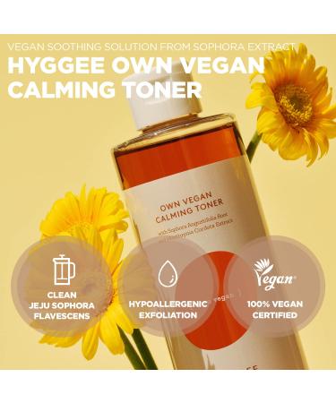 Own Vegan Calming Toner - Soothing Exfoliating Toner with LHA & BHA | Sophora Flavescens Extract | Removes Sebum & Dead Skin Cells - 6.76 fl.oz - Buy Online on GoSupps.com