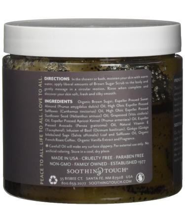 Soothing Touch French Vanilla Brown Sugar Scrub - 16 oz | Natural Exfoliating & Moisturizing Body Scrub - Buy Online on GoSupps.com