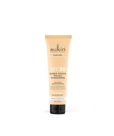 Sukin Sheer Touch Facial Sunscreen SPF30 Untinted 2.03 fl oz (60 ml)