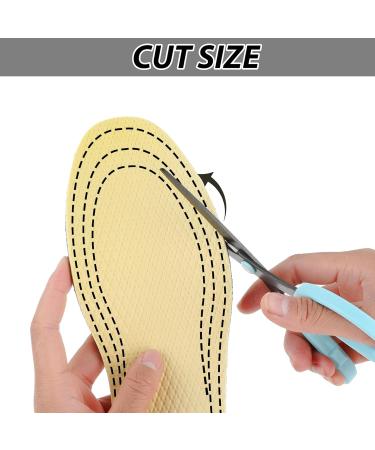 Thin Shoe Insoles - Three-Layer Latex Memory Foam Inserts for Men & Women | Cuttable Shock Absorbing Shoe Pads | Ideal for Shoe Repair & Replacement (Black US M: 4-10/W: 5-12 - Buy Online on GoSupps.com