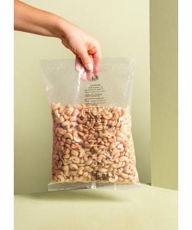 KoRo Roasted & Salted Cashew Nuts - 1 kg Crunchy Snack | International Shipping Available - Buy Online on GoSupps.com