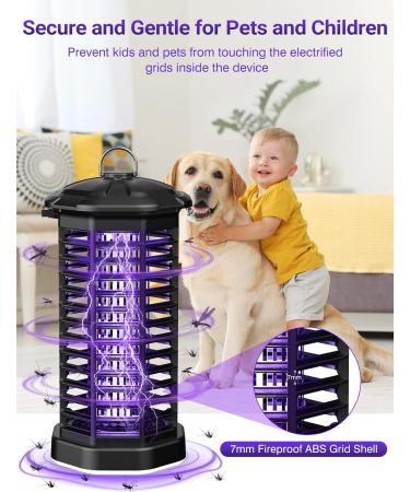 Meoligram 2-in-1 Insect Destroyer - UV Mosquito Trap & LED Fly Catcher for Indoor/Outdoor Use - Buy Online on GoSupps.com