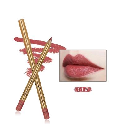 DELISOUL 8-Piece Matte Lip Liner Pencil Set - Waterproof & Long-Lasting with Sharpener - Buy Online on GoSupps.com
