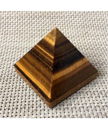 Pyramid Natural Tiger Eye Crystal Pyramid Gemstone Quartz Meditation Quartz Pyramis Chakra Meditation Crystal - Buy Online on GoSupps.com