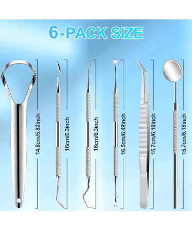 Soodyoow Tartar Remover Set | 6-Piece Dental Care Kit for People & Pets | Double-Headed Instruments & Dental Tissue for Ultimate Mouth Hygiene - Buy Online on GoSupps.com