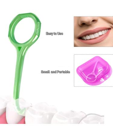 12-Piece Aligner Remover Tool & Dental Elastic Rubber Bands Placers for Braces - Blue & White | International Shipping - Buy Online on GoSupps.com