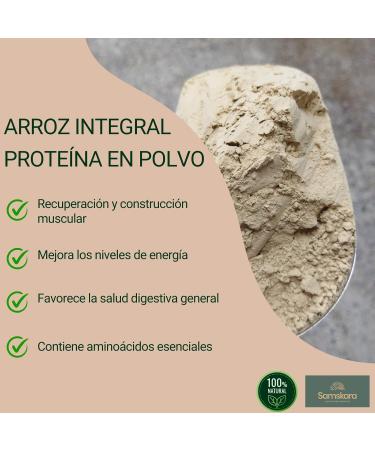  Samskara Integral Rice Protein Powder Isolated with 80% Protein | SAMSKARA | 500g - Pack 2024 100% Fresh - Smoothies Pastries Yogurts Soups Curry - Buy Online on GoSupps.com