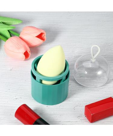 VOCOSTE Beauty Egg Holder - Portable Makeup Sponge Case & Cosmetic Storage | Cute Green Sponge Holder - Buy Online on GoSupps.com