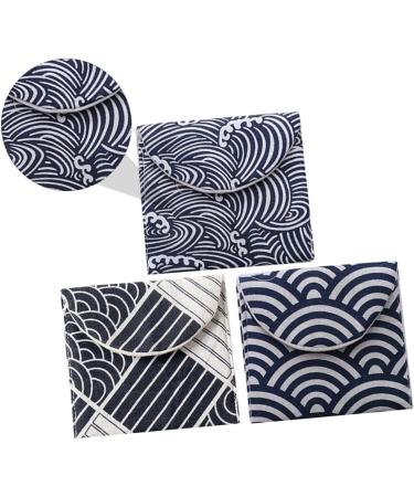 Healeeved 3-Piece Storage Bag Set for Women's Bandages & Breastfeeding Inserts - High Capacity Fabric Bags in 3 Colors (14x12cm) - Buy Online on GoSupps.com