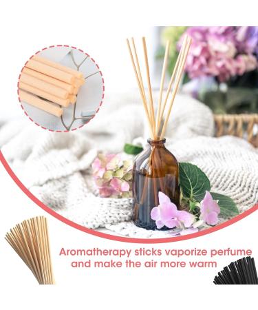 100PCs Rattan Room Fragrance Diffuser Sticks - 20cm Aroma Reed Sticks for Home Office Spa & Hotel - Natural Black Diffuse Chopsticks - Buy Online on GoSupps.com