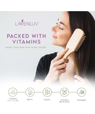 Hair to Stay - 60 Growth Pills - Collagen Peptides Capsules - Lavenluv - Thicker - Supplement - Biotin Vitamins - Growth - Loss Thinning - Buy Online on GoSupps.com