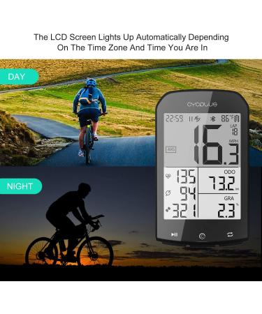 Cycplus GPS Bicycle Computer - Waterproof Wireless Speedometer & Mileage Counter with Ant+ - 2.9 LCD M1+ Z1 - Buy Online on GoSupps.com