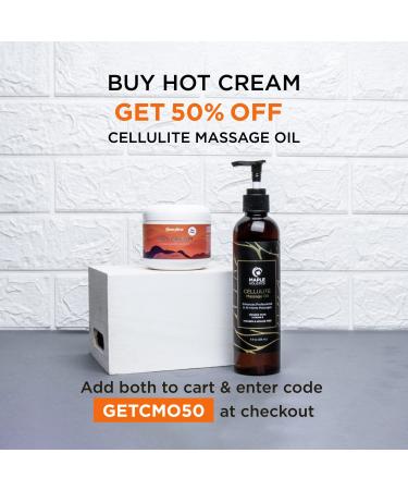 Maple Holistics Hot Cream for Cellulite Ã¢â¬â Natural Anti-Aging Cream for Men & Women  4 Oz - Buy Online on GoSupps.com