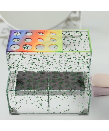 Angoily Box Desktop Desk Bracket Box Storage Rack Hair Brush Holder Hairdressing Tool Tool Holder Scissor Holder Hair Styling Stand Hair Barber Comb - Buy Online on GoSupps.com