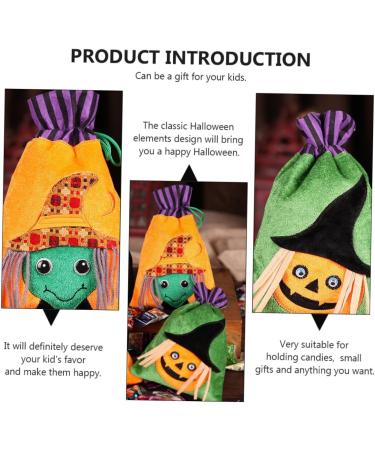 Gogogmee Present Bag 2pcs Candy Bag Pouch Halloween Present Lovely Children Candy Pouch - Buy Online on GoSupps.com
