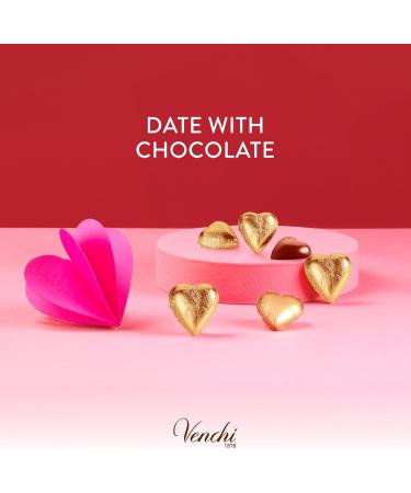 Venchi - Valentines Milk Chocolates 1 kg - Heart-shaped chocolates - Gluten-free - Buy Online on GoSupps.com