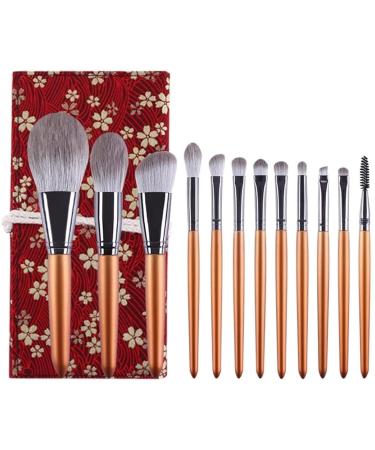 Premium Natural Makeup Brush Set - Goat Hair Eyeshadow & Face Powder Brushes for Flawless Application - International Shipping Available - Buy Online on GoSupps.com