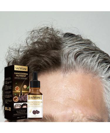 Lambo Darkening Oil for Gray Hair - 30ml Natural Nourishing Repair Nutrient for White Hair - Oil Control Hair Strengthening for Gray Hair Men Women - Buy Online on GoSupps.com