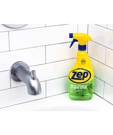 Zep Mold and Mildew Stain Remover 32oz (Pack of 2) - Professional Strength No Scrub Formula - Buy Online on GoSupps.com