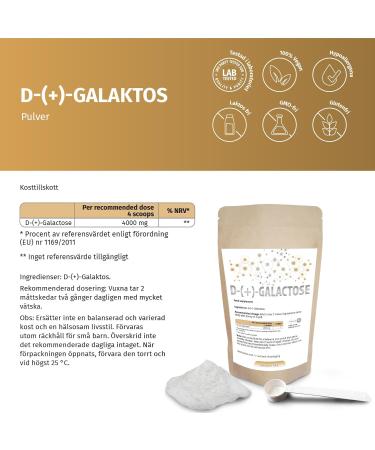 SVITA Manufaktur D+Galactose 1000g powder vegan glutenfree - Buy Online on GoSupps.com