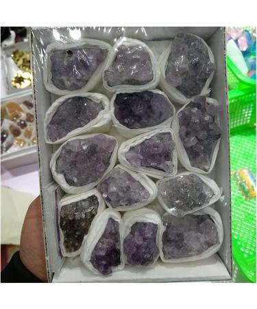 Amethyst Rough Stone New Natural Amethyst Geode Crystal Quartz Amethyst Cluster Specimen Natural Stones and Minerals - Buy Online on GoSupps.com