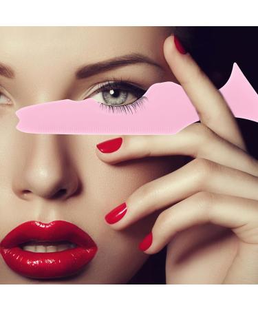 POPETPOP Reusable Eyeliner Stencils-Silicone Eyebrow Stencils Wing Tips Multi-purpose Eyeliner Guide Tool for Eyeliner Pink - Buy Online on GoSupps.com