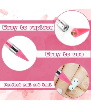 16 Pieces Wax Tip Nail Rhinestone Picker - Gemstone Picker Tool with Replacement Tips for Nail Art Accessories - Buy Online on GoSupps.com