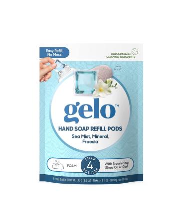 Gelo Foaming Hand Soap Refill Pods - Eco-Friendly 40oz (Sea Mist, Mineral & Freesia) - Buy Online on GoSupps.com