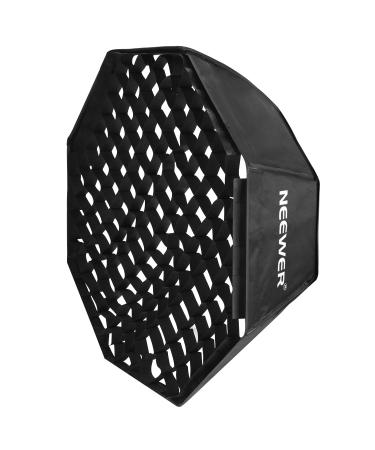 Neewer 32x32inches/80x80centimeters Octagon Flash Softbox with Grid and Bowens Mount Speedring Compatible with Nikon Canon Sony Pentax Olympus Panasonic Lumix Neewer Flash