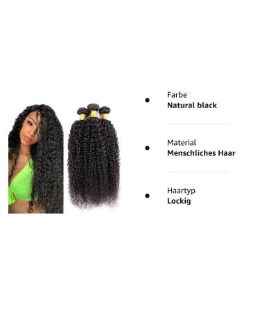 Buy Clarolair Brazilian Curly Hair Bundles - 100% Human Hair 300g (16 18 20 Inch) - Premium Quality Kinky Curly Extensions for International Shipping - Buy Online on GoSupps.com