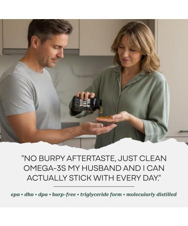 Wild Foods Omega 3 Fish Oil Supplement 120 Capsules (2 pk) | Wild Caught Burpless Odorless Non-GMO Gluten Free | DPA DHA EPA Triple Strength Joint Nutrition for Women & Men 120 Count (Pack of 2) - Buy Online on GoSupps.com