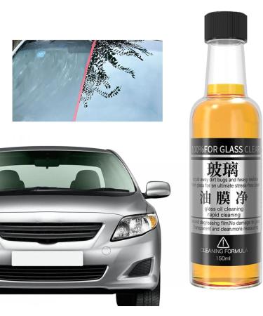 Oil Film Remover for Glass 150ML Instant Effect Cleaning Oil Film Cleaner Household Cleaning Products for Windshield Doors Cosmetic Mirror  - Buy Online on GoSupps.com