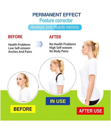Posture Corrector for Men & Women - Comfortable Discreet Back Straightener for Neck & Shoulder Pain Relief - FDA Approved Posture Trainer - Buy Online on GoSupps.com
